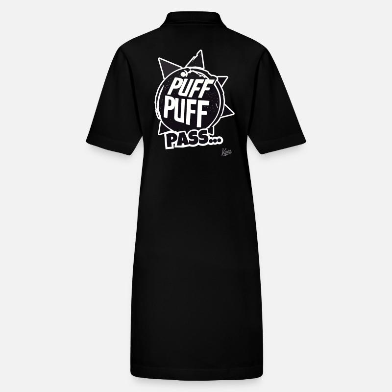 Puff Puff Pass: The Fun Joint Buddy Stanley/Stella PAIGER Organic Women’s Polo Dress