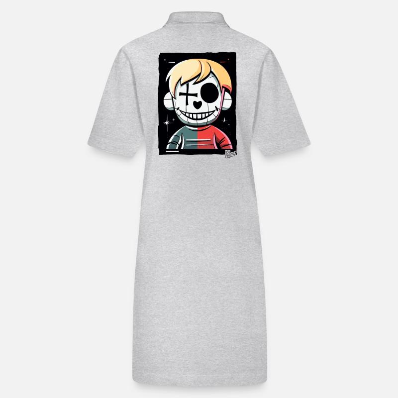 Crazy Cartoon: Horrible Puppet Stanley/Stella PAIGER Organic Women’s Polo Dress