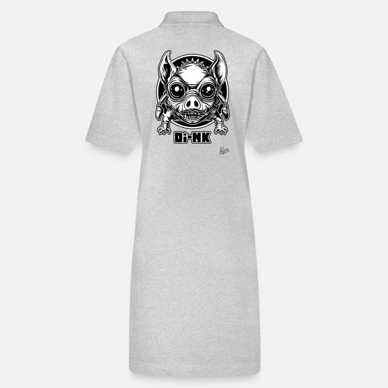 Giga Schwein Alien Mutant sagt Oink Stanley/Stella Frauen Bio-Polokleid PAIGER