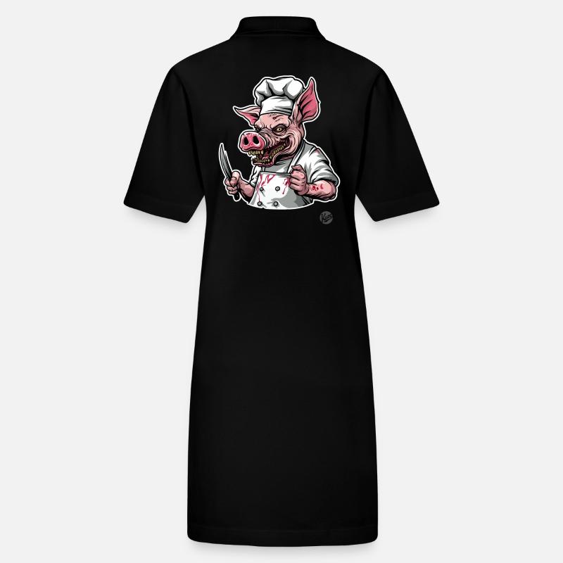 Faisons du saucisson avec le chef cochon Robe polo bio PAIGER Stanley/Stella Femme