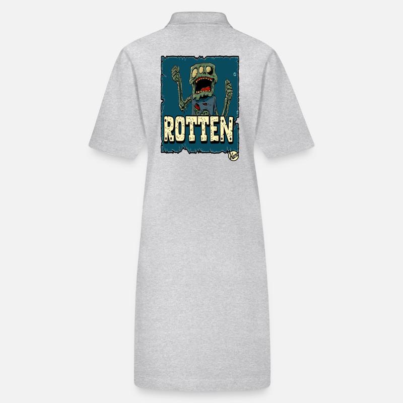 Zombie mutant putride Robe polo bio PAIGER Stanley/Stella Femme