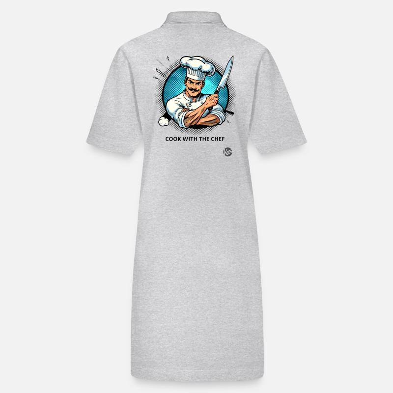 Cuisiner avec le chef-chef Robe polo bio PAIGER Stanley/Stella Femme