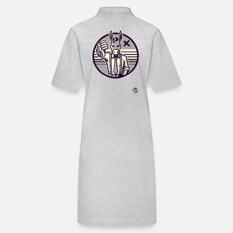 Thumbs down from the refusing donkey Stanley/Stella PAIGER Organic Women’s Polo Dress