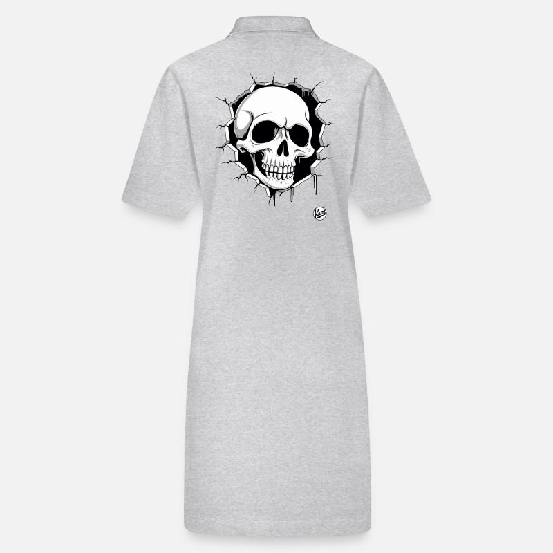 Crâne perçant le mur Robe polo bio PAIGER Stanley/Stella Femme