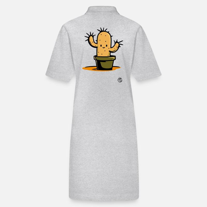 Le design convivial du cactus Robe polo bio PAIGER Stanley/Stella Femme