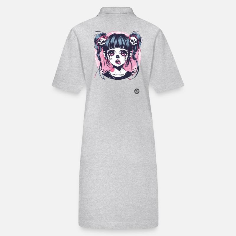 Lustiges Goth-Mädchen Stanley/Stella Frauen Bio-Polokleid PAIGER