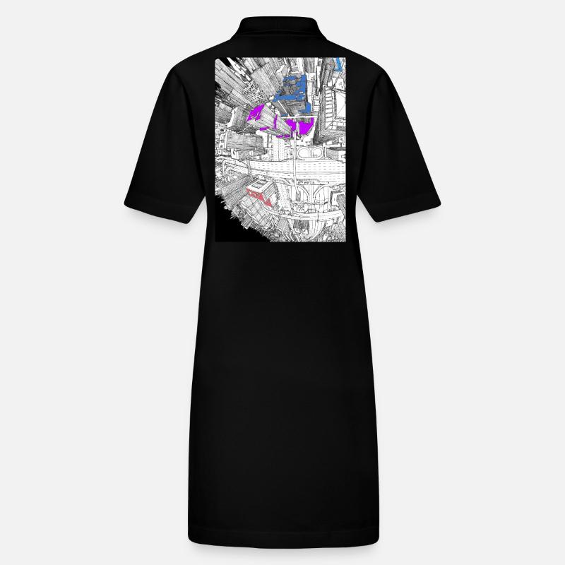 Gratte-ciel œil de poisson Robe polo bio PAIGER Stanley/Stella Femme