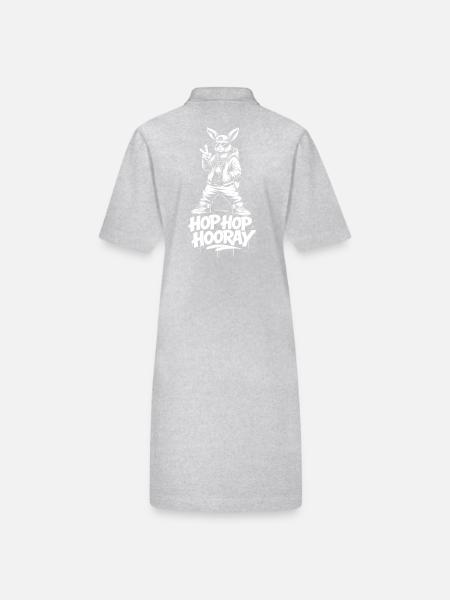 HOP HOP HOURRA Bunny - Robe polo bio PAIGER Stanley/Stella Femme - gris chiné - Dos