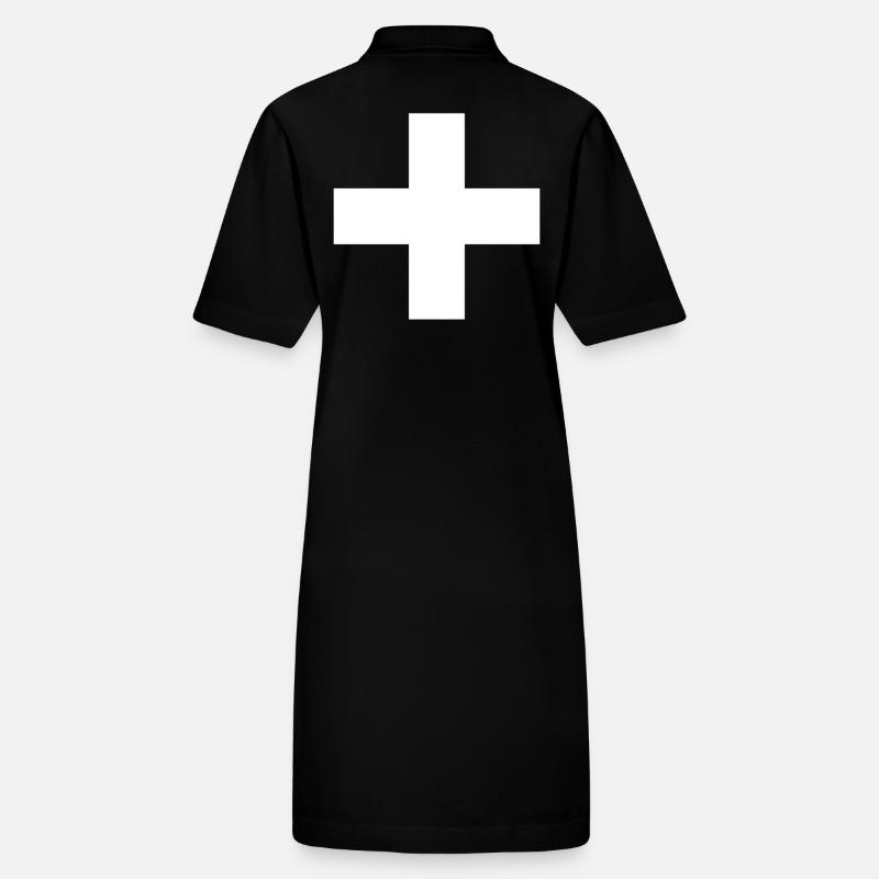 Drapeau suisse Suisse Croix Robe polo bio PAIGER Stanley/Stella Femme
