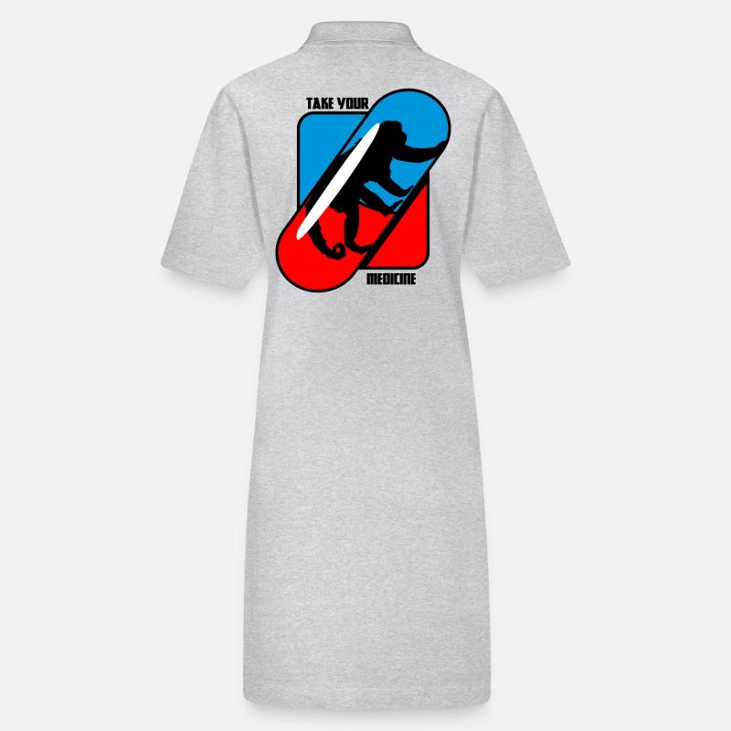 Take Your Medicine - Monkeys Stanley/Stella PAIGER Organic Women’s Polo Dress