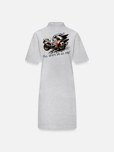 Super Sport Tourer Sport Moto - Robe polo bio PAIGER Stanley/Stella Femme - gris chiné - Dos