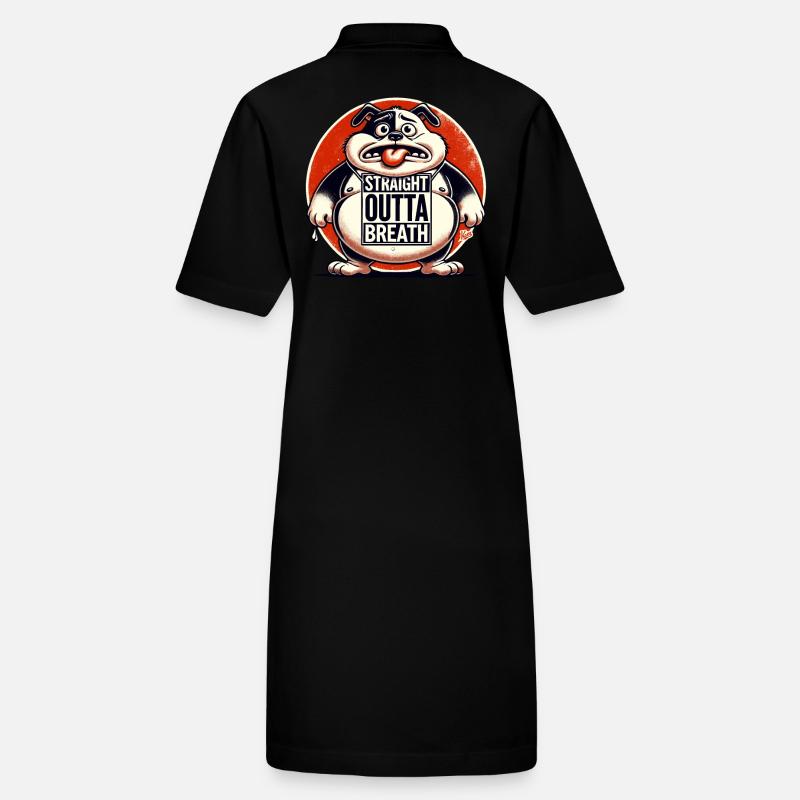 Gros chien, à bout de souffle Robe polo bio PAIGER Stanley/Stella Femme