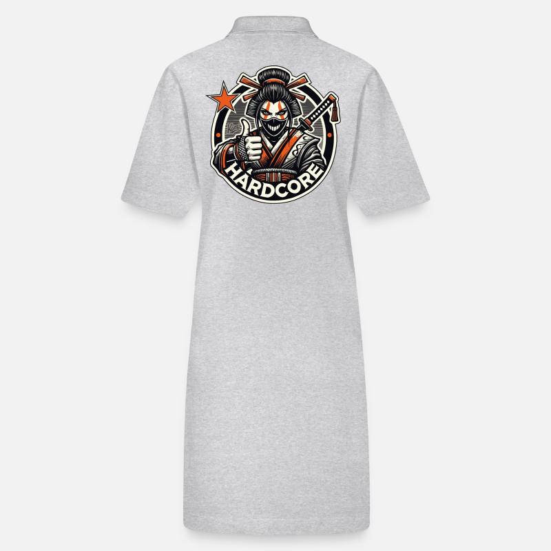 Japon Samouraï Geisha Hardcore Robe polo bio PAIGER Stanley/Stella Femme