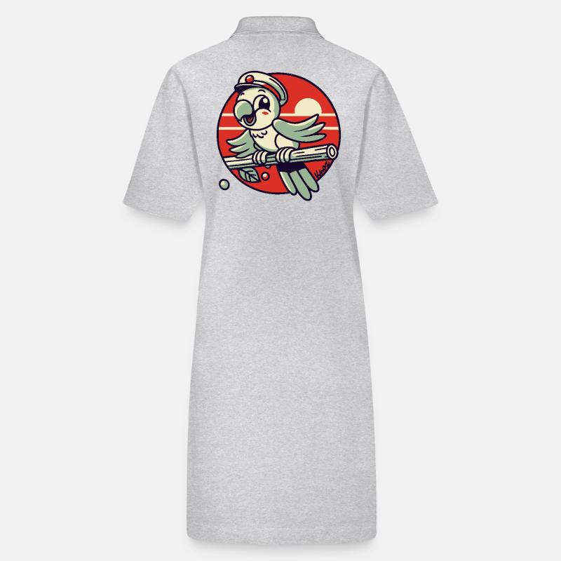 Capitaine Perroquet de la jungle Robe polo bio PAIGER Stanley/Stella Femme