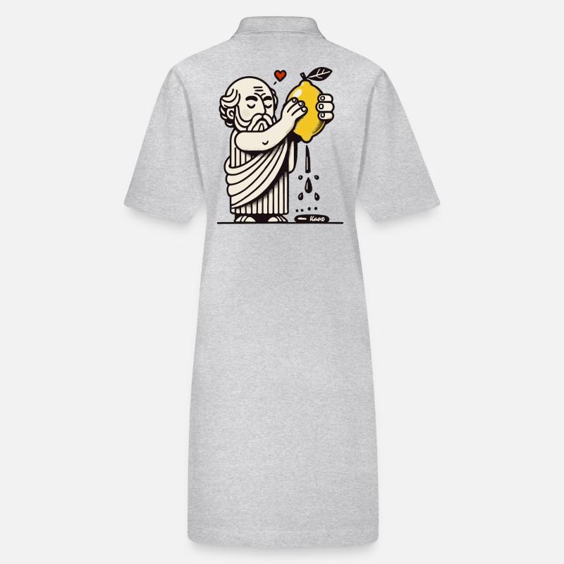 Le philosophe jus le citron de la vie Robe polo bio PAIGER Stanley/Stella Femme