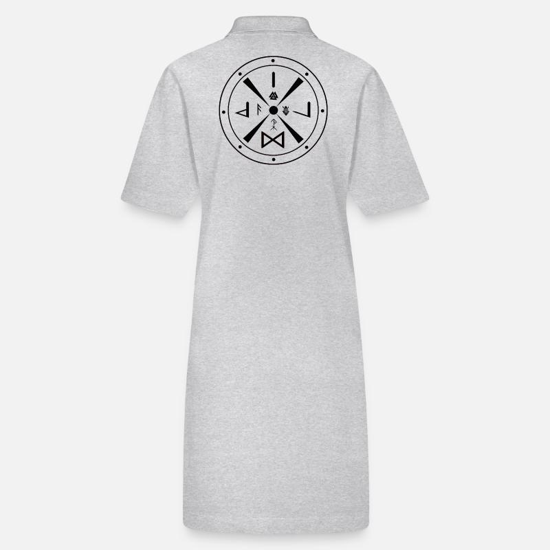 Wikinger Schild- Germanen Stanley/Stella Frauen Bio-Polokleid PAIGER