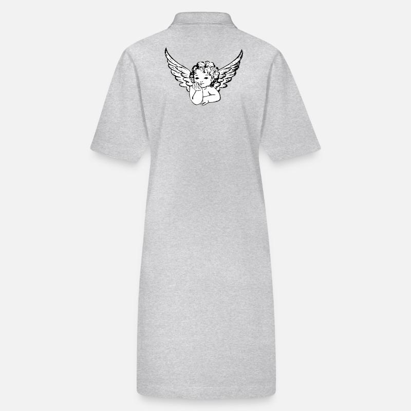 Engel mit Flügel Stanley/Stella Frauen Bio-Polokleid PAIGER