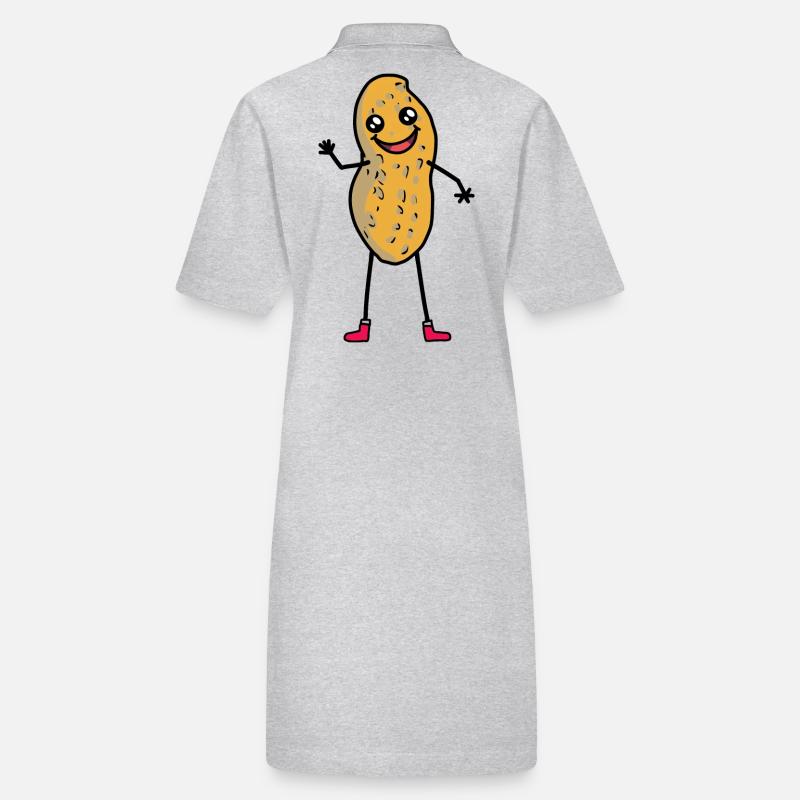 Friendly Hello Peanut Greetings Greetings Nut Stanley/Stella PAIGER Organic Women’s Polo Dress