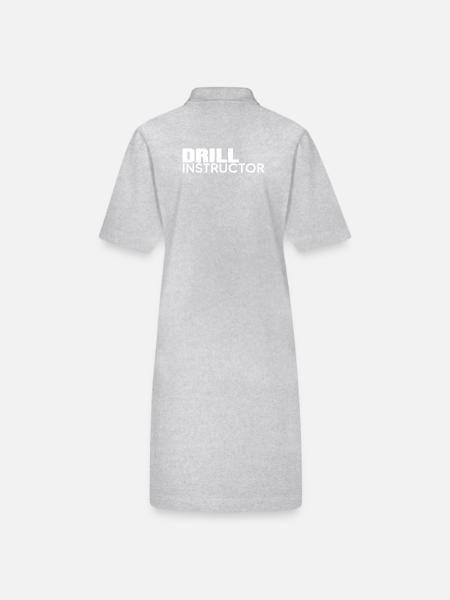 Instructeur « drill-instructeur » Coach - Robe polo bio PAIGER Stanley/Stella Femme - gris chiné - Dos