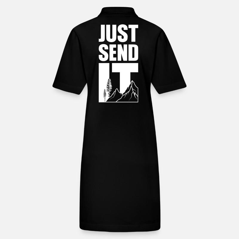 Il suffit de l’envoyer - Blanc Robe polo bio PAIGER Stanley/Stella Femme