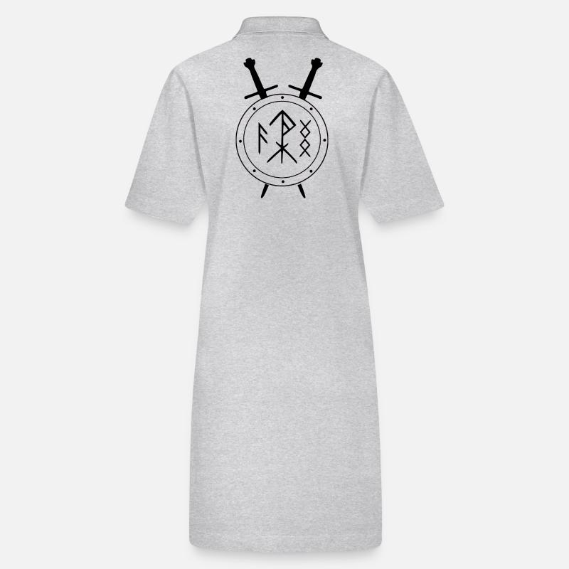Wikinger Design - Germanen Stanley/Stella Frauen Bio-Polokleid PAIGER