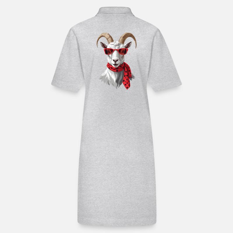 Lustige Mama Ziege Perfekt Zum Muttertag Stanley/Stella Frauen Bio-Polokleid PAIGER