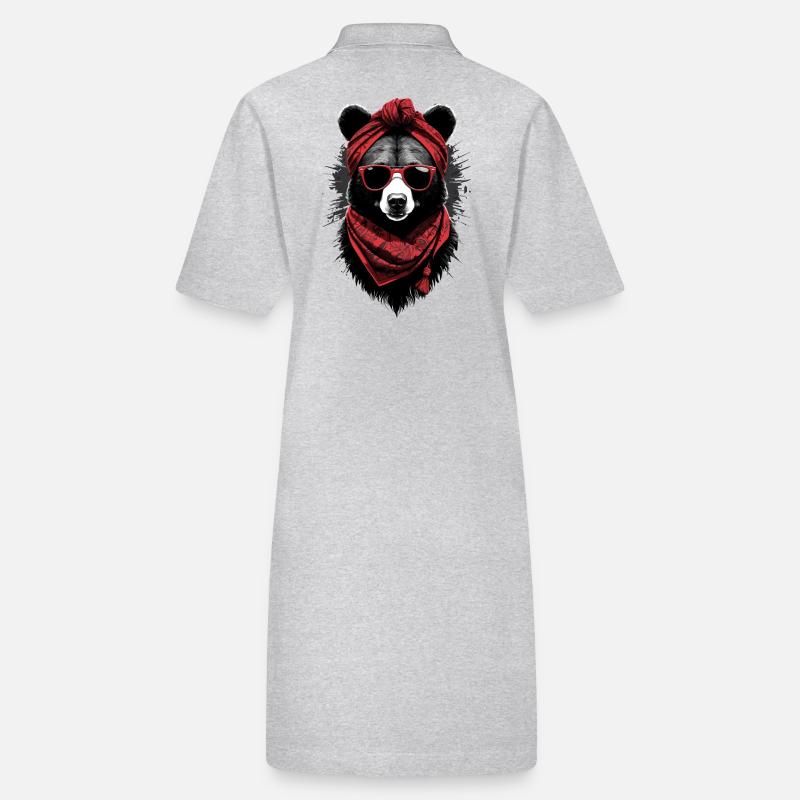 Lustiger Mama Bär Mutter Bärin Bärenliebhaber Stanley/Stella Frauen Bio-Polokleid PAIGER