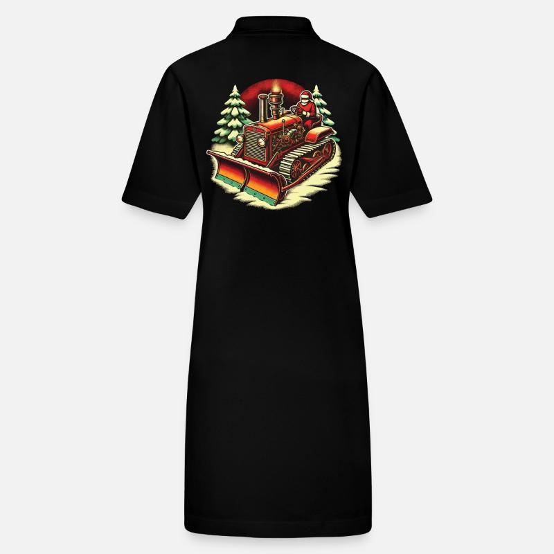 Véhicule de déneigement de Noël d’hiver Robe polo bio PAIGER Stanley/Stella Femme