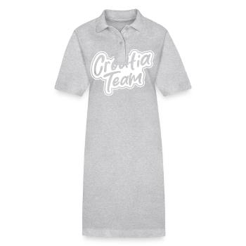 Croatia Team - Stanley/Stella PAIGER Organic Women’s Polo Dress - black - Front