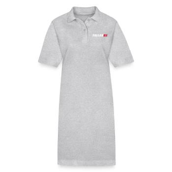 FOLLOW ME - Stanley/Stella Frauen Bio-Polokleid PAIGER - Schwarz - Vorne