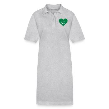 Ein Herz für Pakistan - Stanley/Stella Frauen Bio-Polokleid PAIGER - Schwarz - Vorne