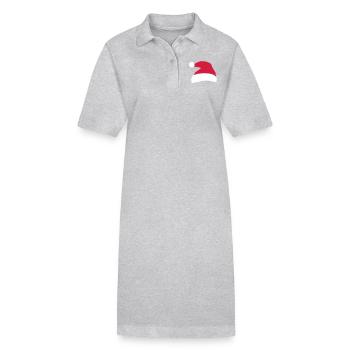 Chapeau de Père Noël - Robe polo bio PAIGER Stanley/Stella Femme - noir - Devant