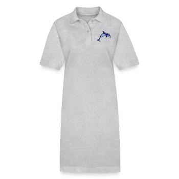Delphin Delphin Meerestier 306 - Stanley/Stella Frauen Bio-Polokleid PAIGER - Schwarz - Vorne