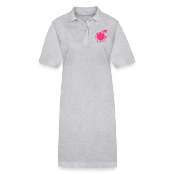 Splatter - Stanley/Stella PAIGER Organic Women’s Polo Dress - black - Front