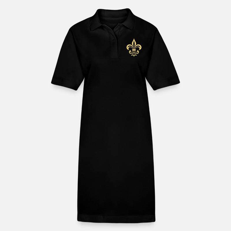 Fleur de Lys - Stanley/Stella Frauen Bio-Polokleid PAIGER - Schwarz