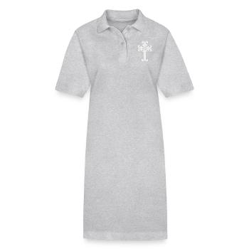 Cross Ornament - Stanley/Stella PAIGER Organic Women’s Polo Dress - black - Front