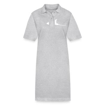 Eagle rays in flight mode - Stanley/Stella PAIGER Organic Women’s Polo Dress - black - Front