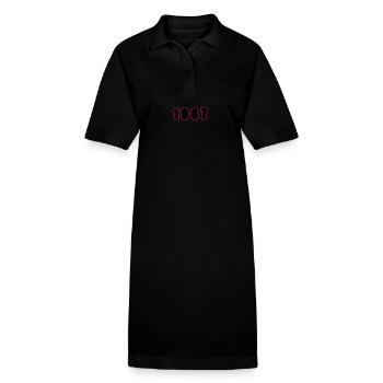 1987 Jahr Geburtstag - Stanley/Stella Frauen Bio-Polokleid PAIGER - Schwarz - Vorne