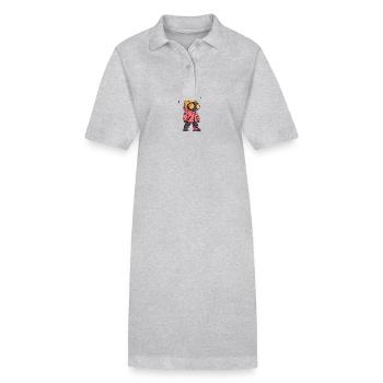 Fourmi d’hiver - Robe polo bio PAIGER Stanley/Stella Femme - noir - Devant