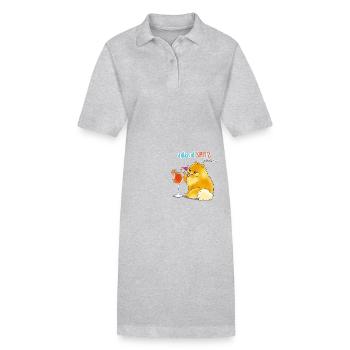 Spitz Spritz - Stanley/Stella Frauen Bio-Polokleid PAIGER - Schwarz - Vorne