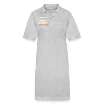 Homeschool Amazing Homeschooler - Stanley/Stella PAIGER Organic Women’s Polo Dress - black - Front