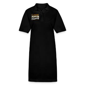 Claims Adjuster Claims Adjuster In Training - Stanley/Stella PAIGER Organic Women’s Polo Dress - black - Front