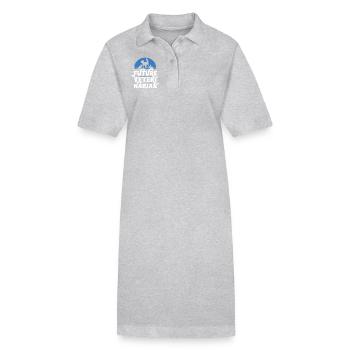 Future Veterinarian - Stanley/Stella PAIGER Organic Women’s Polo Dress - black - Front