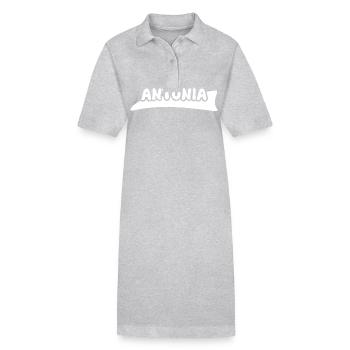 Antonia - Stanley/Stella Frauen Bio-Polokleid PAIGER - Schwarz - Vorne