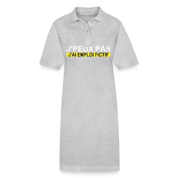 Ich kann nicht, ich habe einen fiktiven Job - Stanley/Stella Frauen Bio-Polokleid PAIGER - Schwarz - Vorne