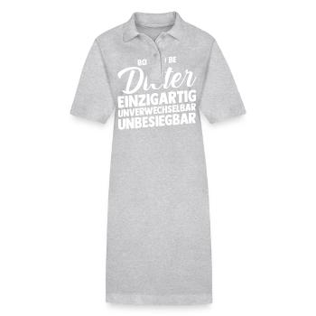 Vorname Dieter - Stanley/Stella Frauen Bio-Polokleid PAIGER - Schwarz - Vorne