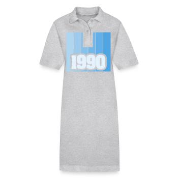 1990 - Stanley/Stella PAIGER Organic Women’s Polo Dress - black - Front
