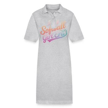 Softball Sport Softball Spieler - Stanley/Stella Frauen Bio-Polokleid PAIGER - Schwarz - Vorne