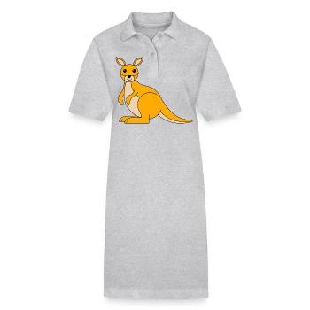 Wallaby - Stanley/Stella Frauen Bio-Polokleid PAIGER - Schwarz - Vorne