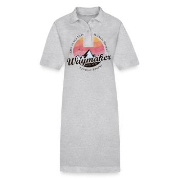 Vintage Waymaker Promise Keeper Wundertäter - Stanley/Stella Frauen Bio-Polokleid PAIGER - Schwarz - Vorne